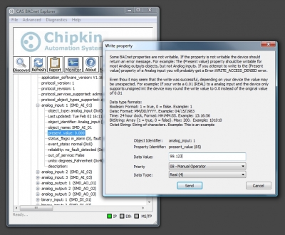 Chipkin Automation Systems CAS BACnet Explorer - CAS BACnet Explorer by Chipkin Automation Systems