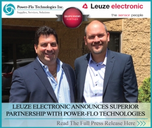  Leuze Electronic Announces Superior Partnership With Power-flo Technologies