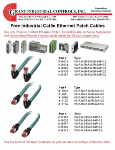 Free Industrial Cat5e Ethernet Patch Cables
